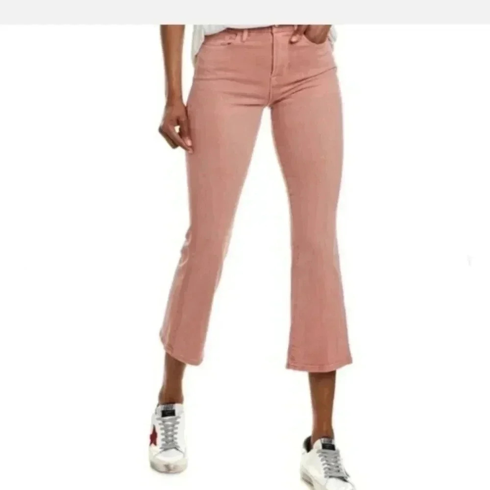 FRAME Le Crop Mini Boot Mid Rise Jeans